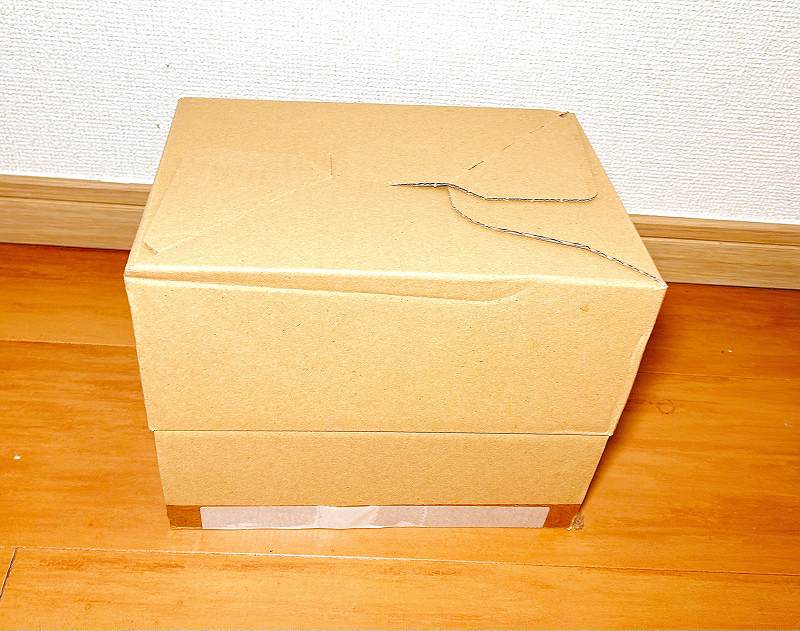 段ボールを被せる１